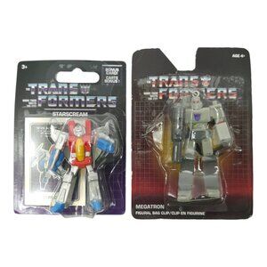 Transformers Megatron Bag Clip Starscream Bonus Card Action Figure Toys Hasbro